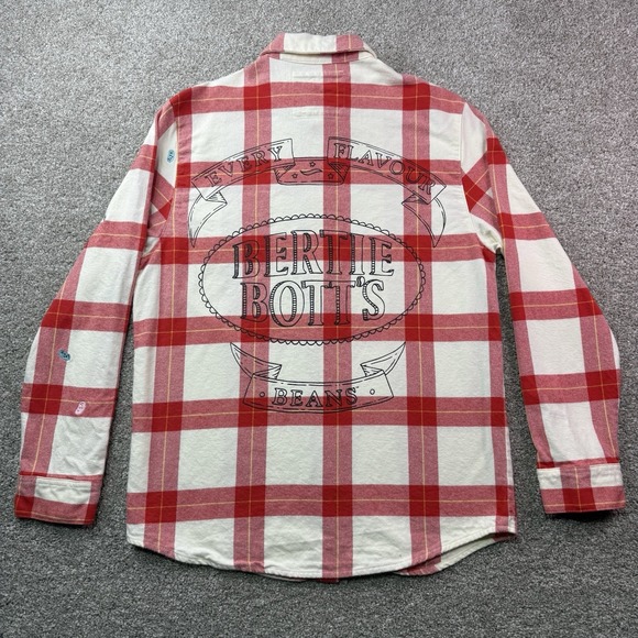 Cakeworthy Long Sleeve Shirt Men Sz Medium Harry Potter Red Bertie Botts Bean - Picture 1 of 15